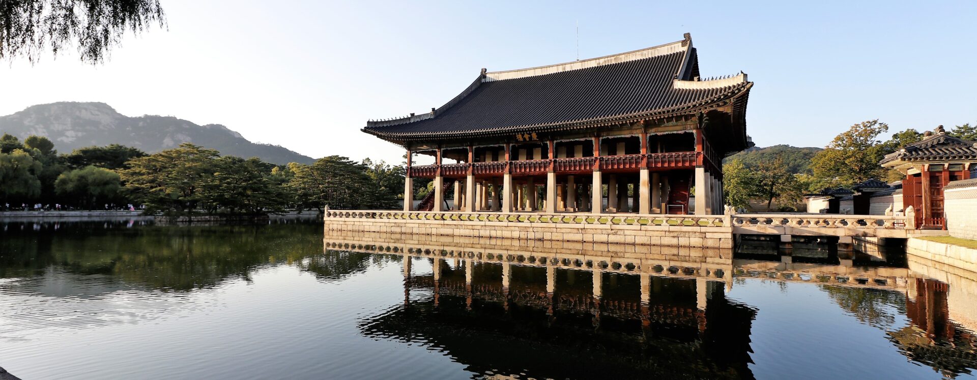 Palácio Gyeongbok, palácio real localizado em Jongno-gu, ao norte de Seul, Coreia do Sul